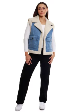 CHALECO MUJER DENIM