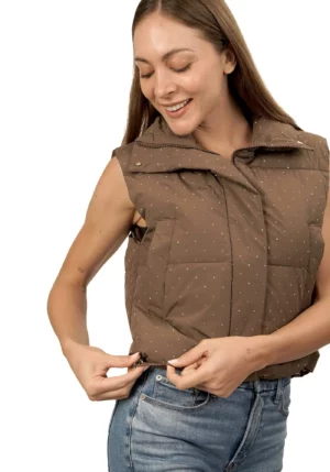 CHALECO MUJER PERLA