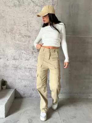 PANTALÓN CARGO LISO