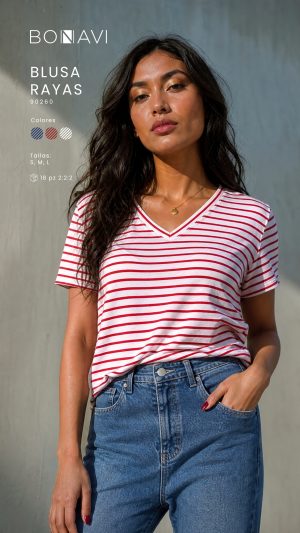 BLUSA RAYADA